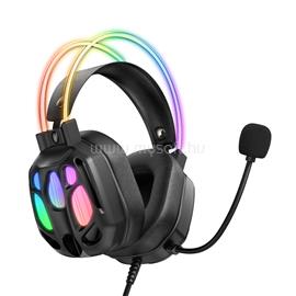 ONIKUMA X89 Vezetékes Gamer Fejhallgató RGB világítással - Fekete X89_black small