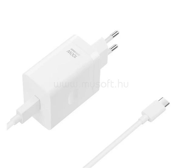 OPPO OPPO hálózati töltő USB aljzat 100W, OEM, FEHÉR
