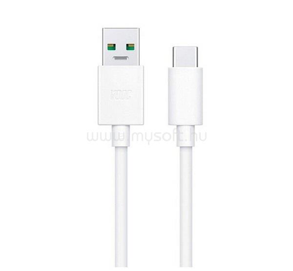 OPPO OPPO SuperVOOC adatkábel USB - Type-C, OEM, FEHÉR