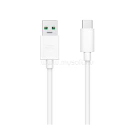 OPPO VOOC adatkábel USB - Type-C, 100cm, FEHÉR OPPO_DL129_/_D301 small