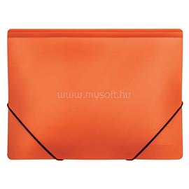 OPTIMA Gumis mappa A4, PP prespán mintás, narancssárga OPTIMA_70565 small