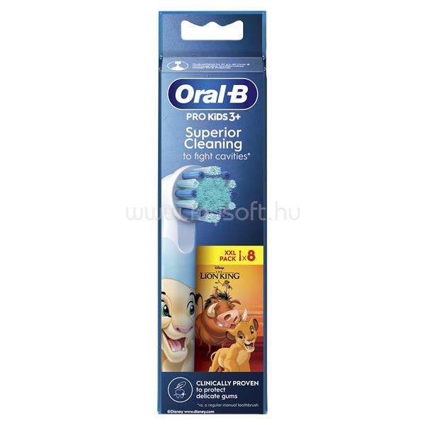 ORAL-B EB10-8 Lion King 8 db-os gyerek elektromos fogkefe pótfej szett