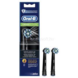 ORAL-B EB50BK-2 Cross Action Black Rainbow 2 db-os elektromos fogkefe pótfej szett EB50BK-2 small