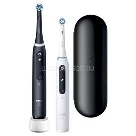 ORAL-B iO Series 5 2 db-os matt fekete+fehér elektromos fogkefe szett 10PO010379 small