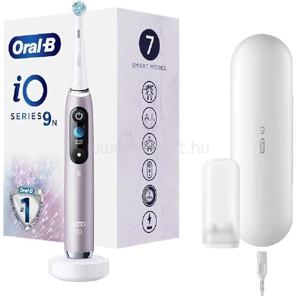 ORAL-B iO series 9 Rose Quartz elektromos fogkefe