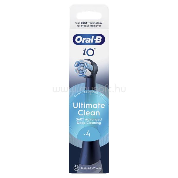 ORAL-B iO Ultimate Clean Black 4 db-os fogkefefej szett