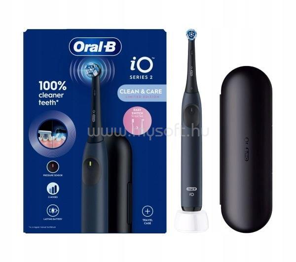 ORAL-B iO2 elektromos fogkefe Ocean Blue + Utazó tok