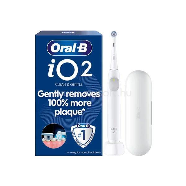 ORAL-B iO2 elektromos fogkefe Simple White + Utazó tok