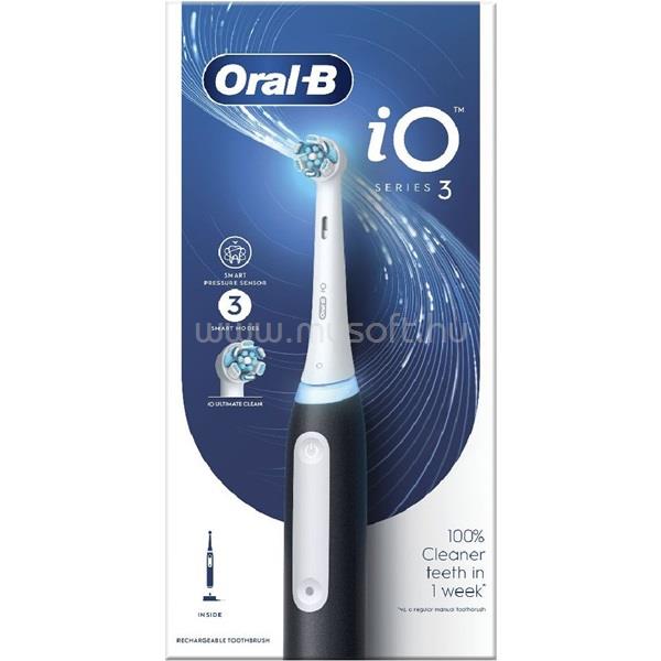 ORAL-B iO3 Matt Black elektromos fogkefe