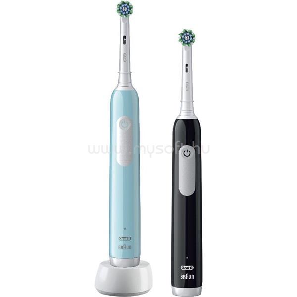 ORAL-B PRO1 + Blue, Black X-Clean elektromos fogkefe + bónusz handle
