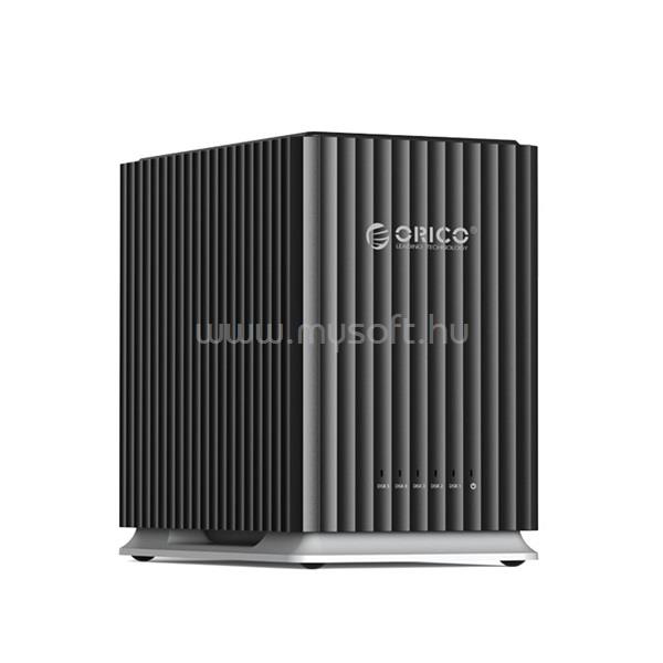 ORICO 9758C3-V1-EU-BK DAS (4x 2,5/3,5 HDD/SSD -> USB-A/C, Max.: 110TB, fekete)