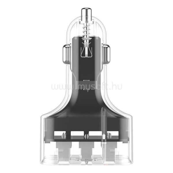ORICO autós töltő - UCH-Q3-BK (Szivargyújtós, 3xUSB-A 35W, fekete)
