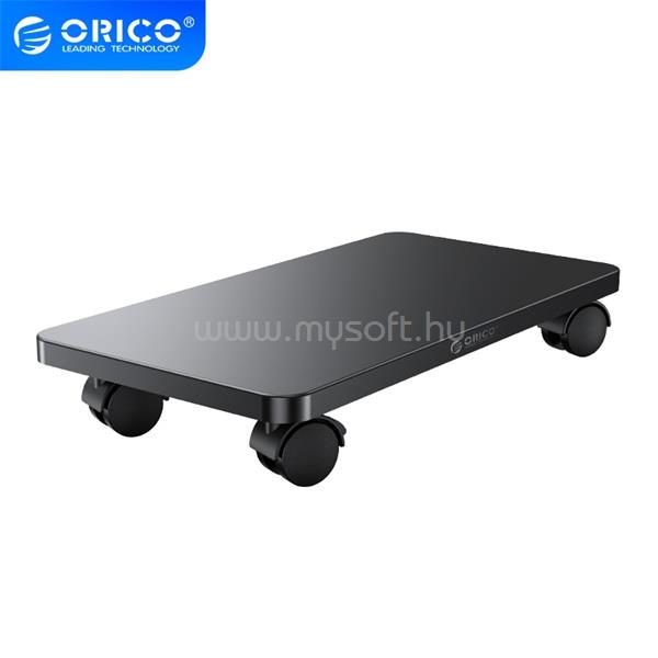 ORICO CPB6-BK számítógép állvány (21,3 x 41 x 2 cm, gurulós, acél, fekete)