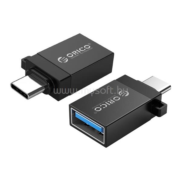 ORICO csatlakozó átalakító - CBT-UT01-BK (USB-C to USB-A3.0, fekete)