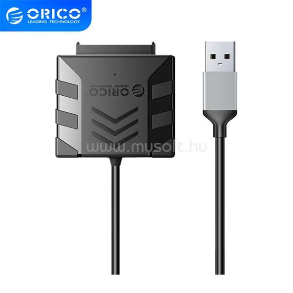 ORICO Dokkoló adapter - 3.5" SATA HDD Adapter  (2,5"/3,5" HDD/SSD -> USB-A2.0, Max.: 2TB, 30cm, fekete)