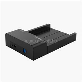 ORICO HDD/SSD Dokkoló - ORICO-6518US3-V2-EU-BK-BP (1x 2,5"/3,5" HDD/SSD -> USB-A, Max.: 16TB, fekete) ORICO-6518US3-V2-EU-BK-BP small