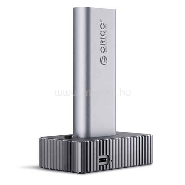 ORICO IT18C3-GY M.2 SSD dokkoló (M.2 NVMe -> USB-A/C, Max.: 8 TB, Max.: 10Gbps, szürke)