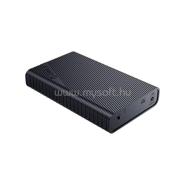 ORICO Külső HDD Ház 3.5" - 3521C3-EU-BK/76/ (USB-C 3.1 Gen2, Max.: 16TB, fekete)