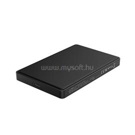 ORICO Külső HDD/SSD Ház 2.5" - 2169C3-BK /90/(USB-C, Max.: 4TB, passzív hűtés, fekete) ORICO-2169C3-BK-BP small