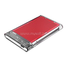 ORICO Külső HDD/SSD Ház 2.5" - 2179C3-RD /128/ (USB-C 3.1, Max.: 4TB, piros) ORICO-2179C3-RD-BP small