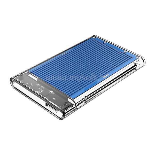 ORICO Külső HDD/SSD Ház 2.5" - 2179U3-BL/77/ (USB-A 3.0, Max.: 4TB, kék)
