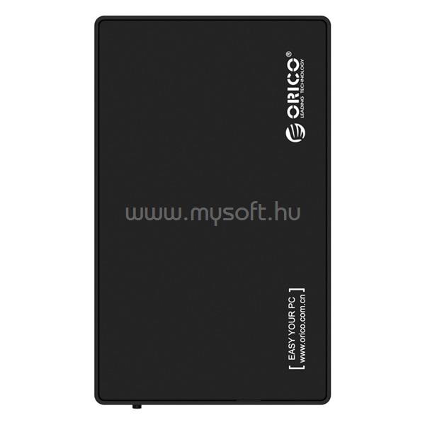 ORICO Külső HDD/SSD Ház 3.5"/2,5" - 3588US3-V1-EU-BK/53/ (USB-A 3.0, Max.: 16TB, fekete)