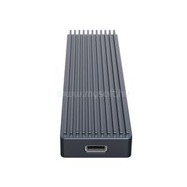ORICO Külső M.2 ház - M2PJM-C3-GY/39/ (USB3.1 USB-C 3.1 Gen2 -> M.2 NVMe, Max.: 2TB, 10 Gbps, fekete) ORICO-M2PJM-C3-GY-BP small