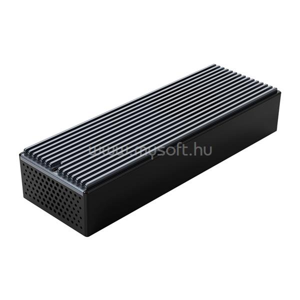 ORICO Külső M.2 ház - M2PVC3-G20-BK/49/ (USB-C 3.2 Gen2x2 -> M.2 NVMe, Max.: 2TB, 20 Gbps)