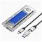 ORICO Külső M.2 ház - ORICO-TCM2-U4-BL-BP (USB-C 4 -> M.2 NVMe, Max.: 8TB, 40 Gbps, kék) ORICO-TCM2-U4-BL-BP small