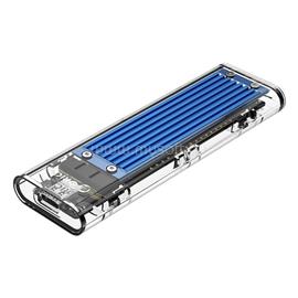 ORICO Külső M.2 ház - TCM2-C3-BL/17/ (USB-C 3.1 -> M.2 NVMe, Max.: 2TB, 10 Gbps, kék) ORICO-TCM2-C3-BL-BP small