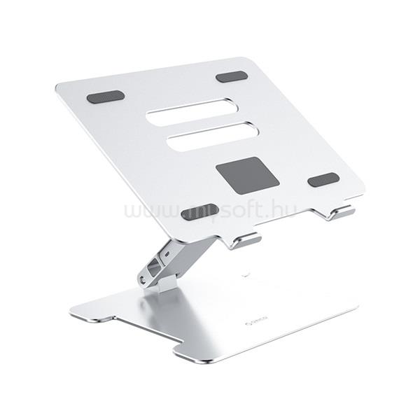 ORICO Notebook állvány - LST-2AS-SV/69/ (állítható, 2x USB-A 3.0, kártyaolvasó: SD, ezüst)