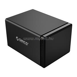 ORICO NS500RU3-EU-BK-BP külső HDD tároló 3.5" (5 fiók, USB-A 3.0, Max.: 80TB, Raid támogatás, fekete) ORICO-NS500RU3-EU-BK-BP small