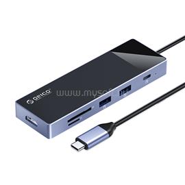 ORICO ORICO-DM-9P-BK-BP 9in1 Type-C USB3.0 x3/USB2.0/USB3.0 c típusú/HDMI/PD100W/TF(microSD)/SD dokkoló ORICO-DM-9P-BK-BP small