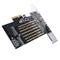 ORICO PCI-E bővítőkártya - PDM2 /36/ (PCI-E 3.0 x4, Kimenet: M.2 NVMe, Max.: 2x 2TB, M-key/B-key) ORICO-PDM2-BP small