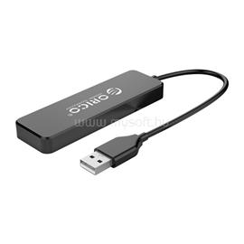 ORICO USB2.0 Hub - FL01-BK/99/ (4 port, Bemenet: USB-A, Kimenet: 4xUSB-A, fekete) ORICO-FL01-BK-BP small