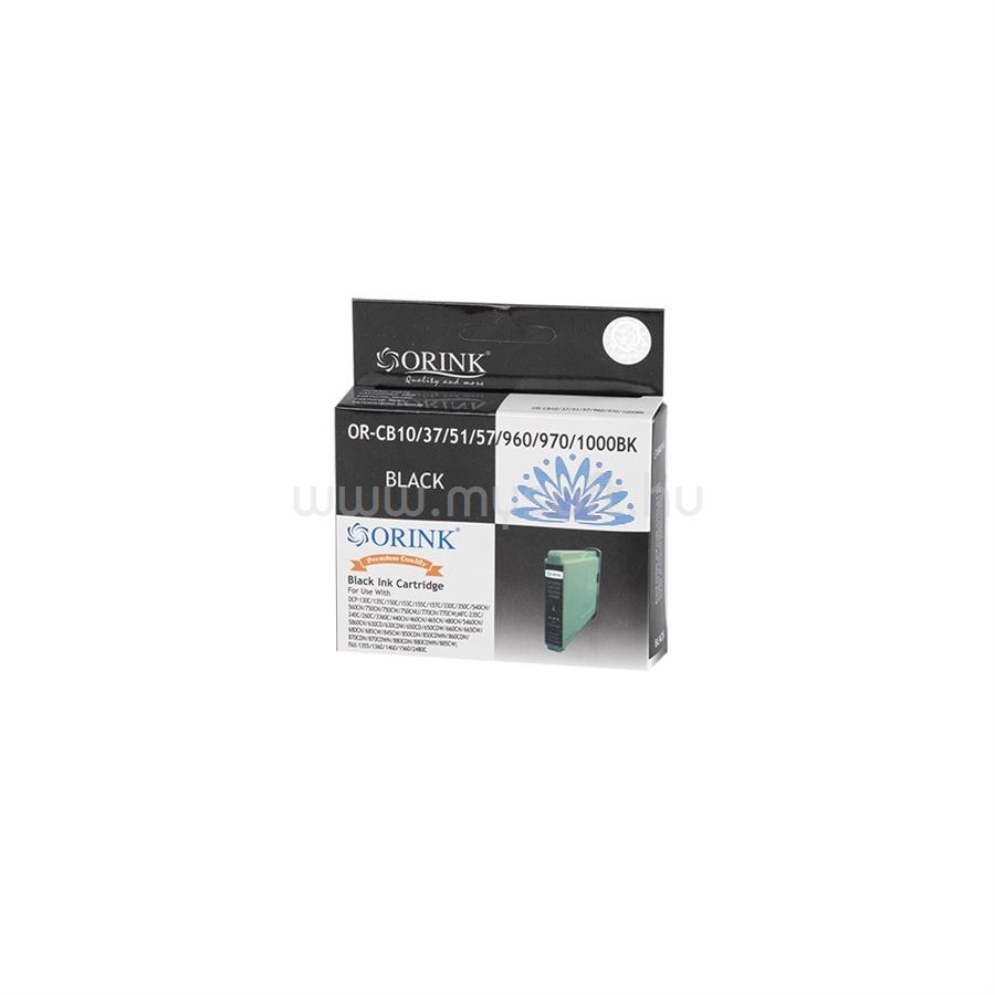 ORINK Utángyártott Brother CB37/LC960/LC970/LC1000 tintapatron black ORINK