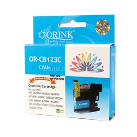 ORINK Utángyártott Brother LC123 tintapatron cyan ORINK BROLC123CY small