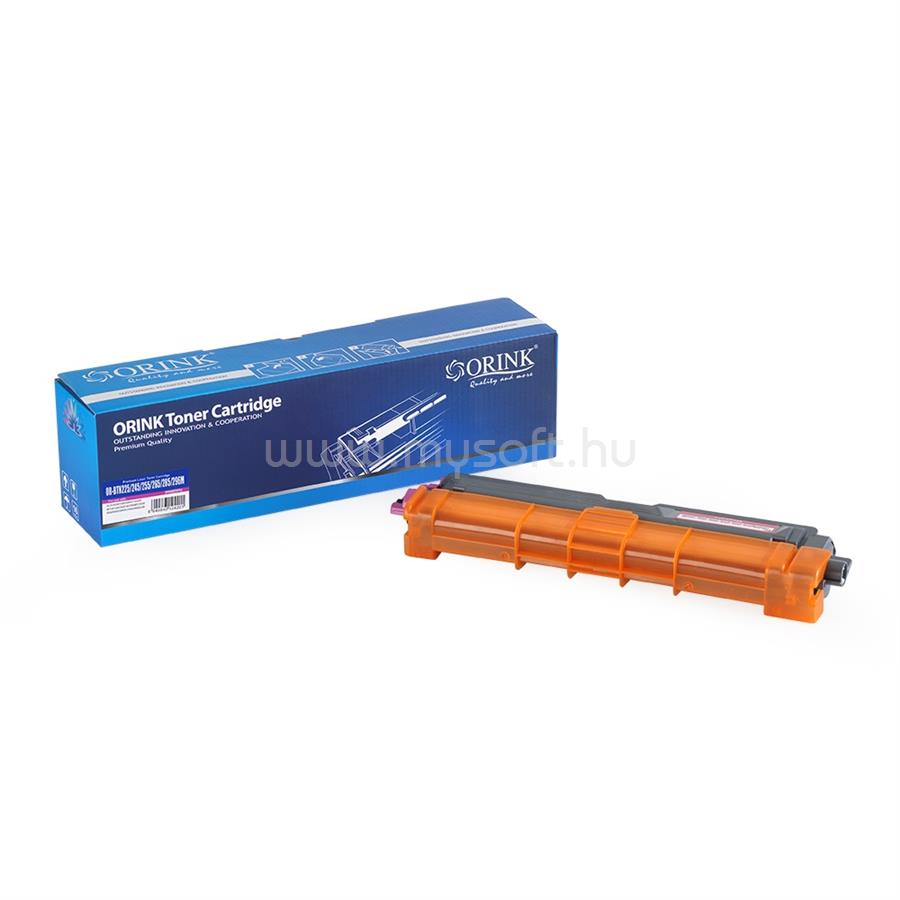 ORINK Utángyártott Brother TN225/TN245/TN246/TN255/TN265/TN285/TN296 toner magenta ORINK