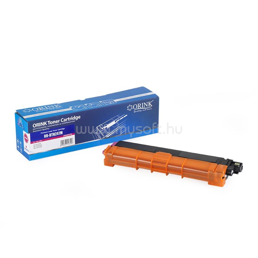 ORINK Utángyártott Brother TN247 toner magenta ORINK