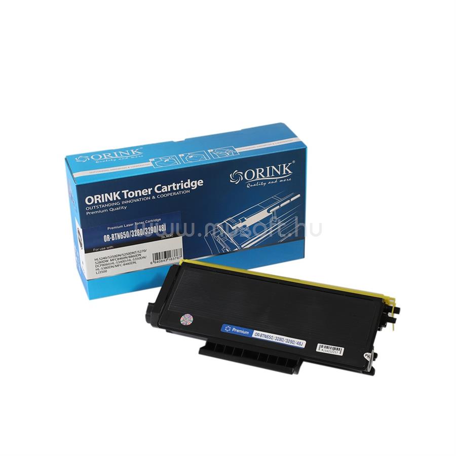 ORINK Utángyártott Brother TN650/TN3130/TN3220/TN3170/TN3280/TN3290 toner ORINK