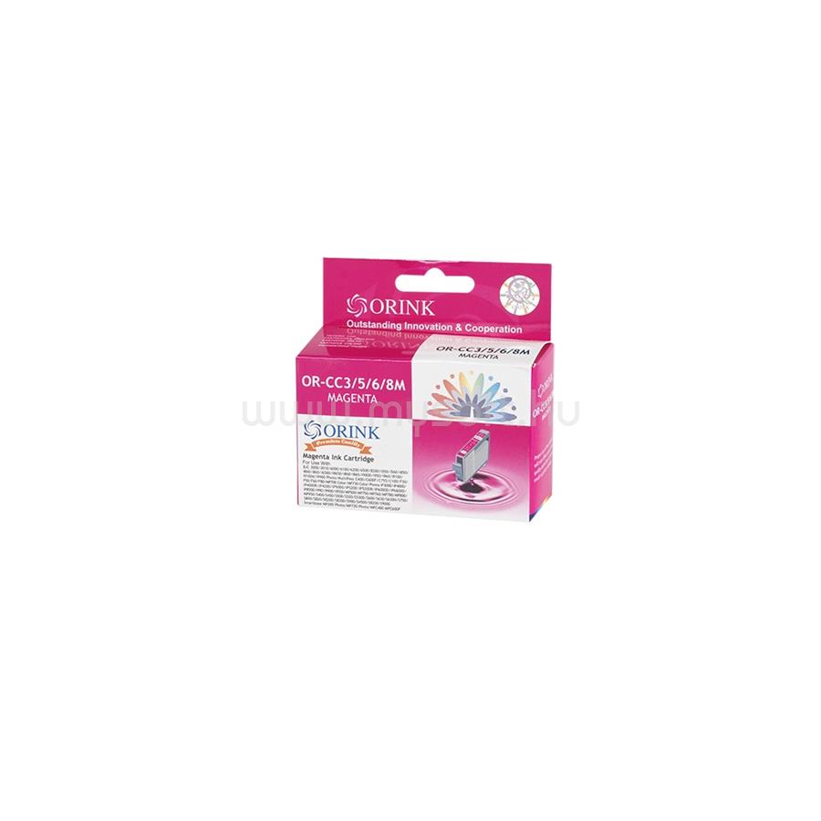 ORINK Utángyártott Canon BCI3/BCI5/BCI6/BCI8 tintapatron magenta ORINK