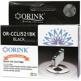 ORINK Utángyártott Canon CLI521 tintapatron black ORINK CAOCLI521BK small