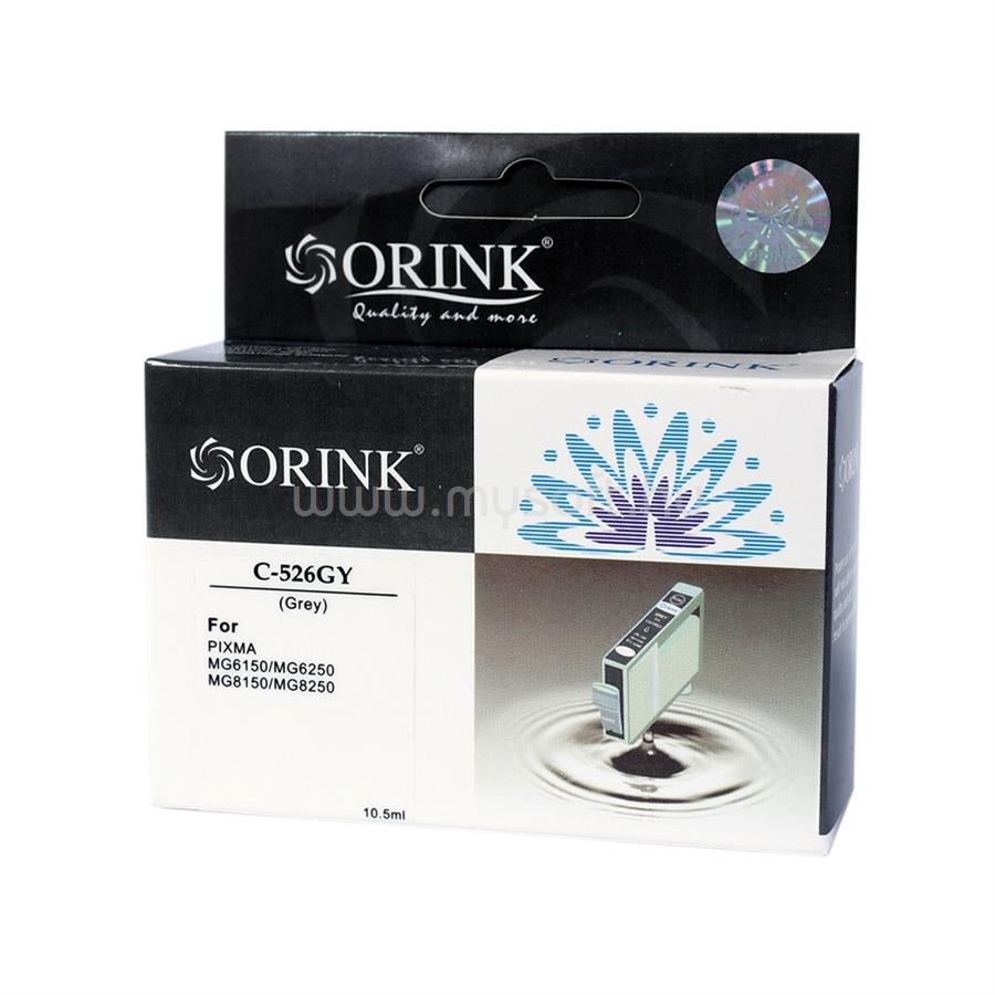 ORINK Utángyártott Canon CLI526 tintapatron gray ORINK
