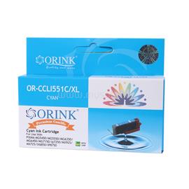 ORINK Utángyártott Canon CLI551XL tintapatron cyan ORINK CAOCLI551XLCY small
