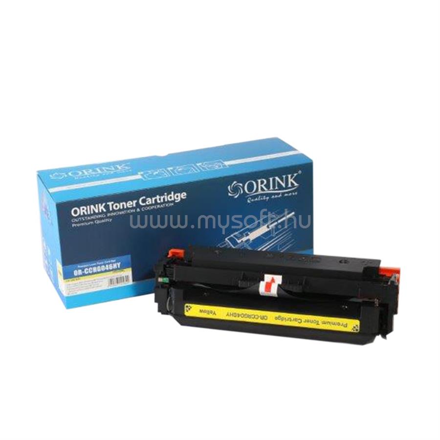 ORINK Utángyártott Canon CRG046H toner yellow ORINK