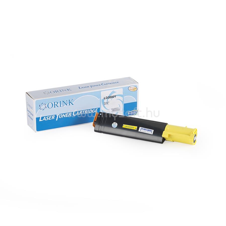 ORINK Utángyártott Dell 3000 toner yellow ORINK