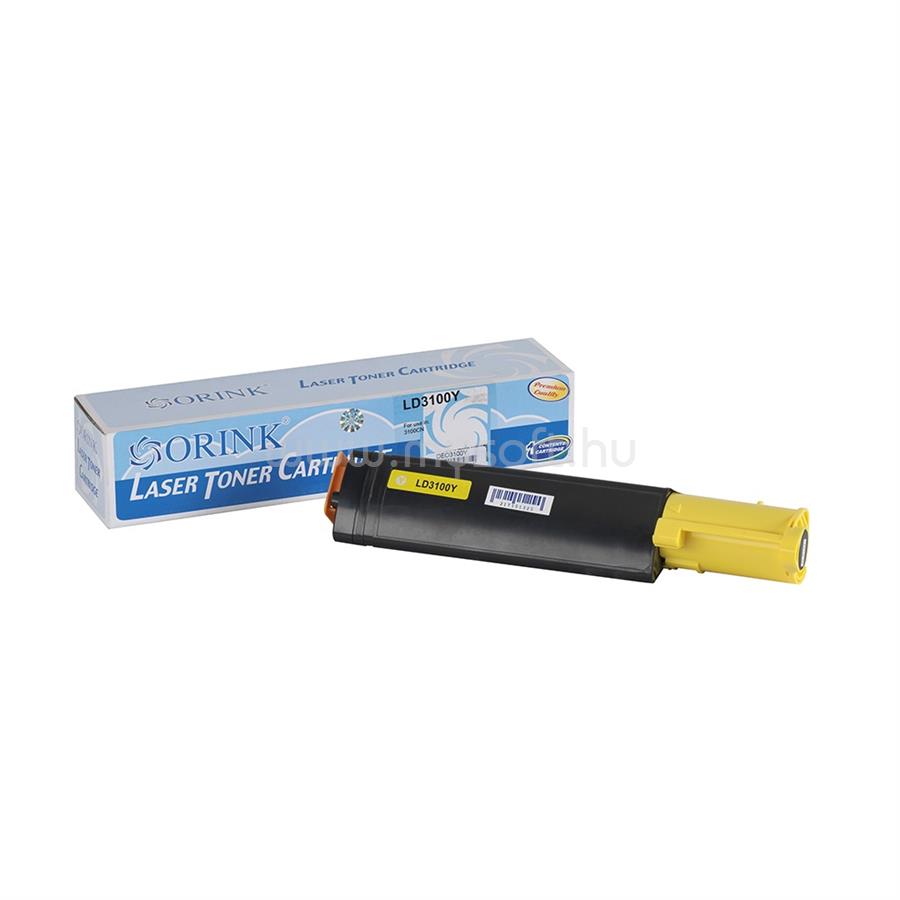 ORINK Utángyártott Dell 3100 toner yellow ORINK