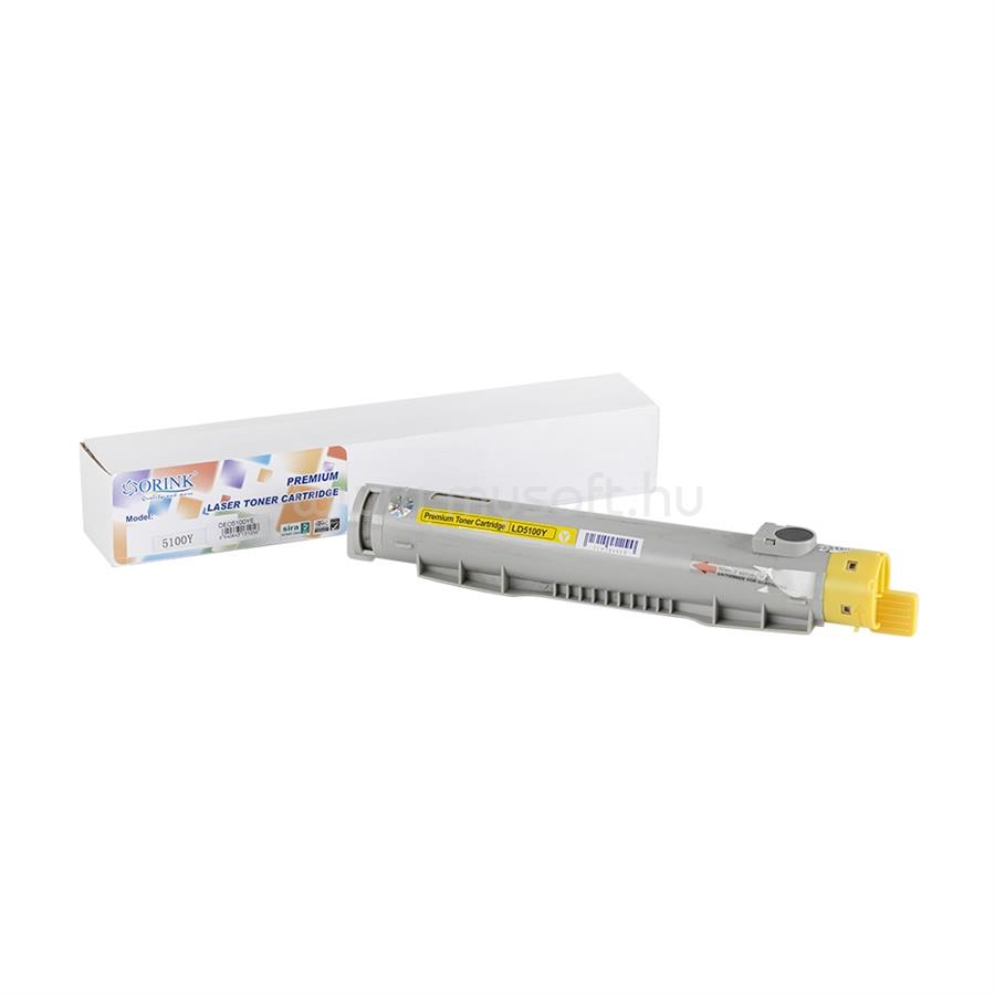 ORINK Utángyártott Dell 5100 toner yellow ORINK