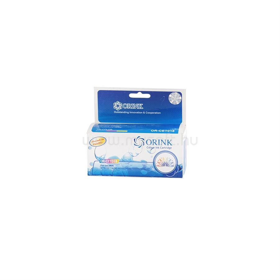 ORINK Utángyártott Epson T018 tintapatron color ORINK