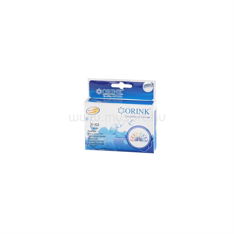 ORINK Utángyártott Epson T0321 tintapatron black ORINK
